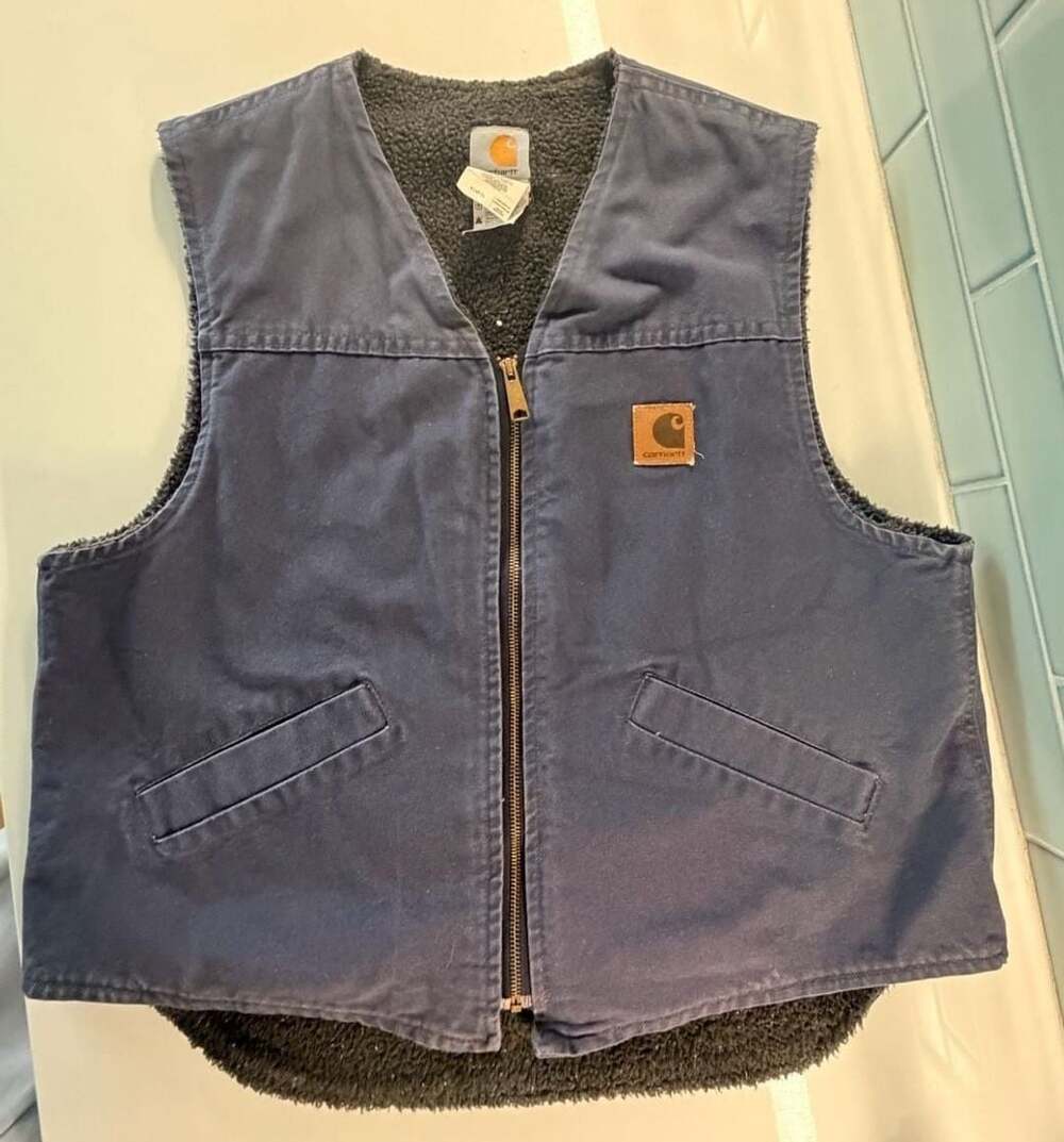 Carhartt V18PTL Sherpa Lined Vest Size Large Regular